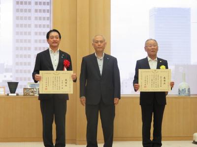 写真：舛添都知事、市長、谷井会長