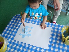 写真：2歳児クラス製作