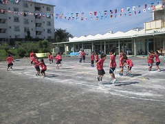 写真：運動会5歳児クラス競技