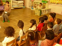 2歳児クラスのお話し会の写真