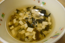 写真：豆腐のスープ