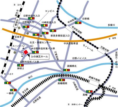 市民会館案内図