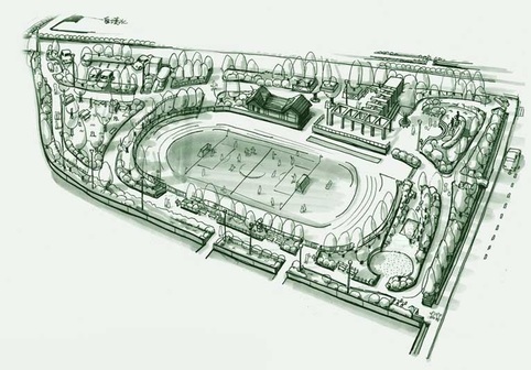 イラスト：市民の森スポーツ公園全体