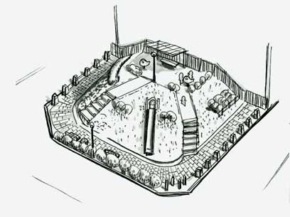 イラスト：埴輪公園全体図