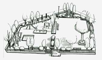 イラスト：沢田公園全体図