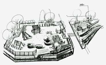 イラスト：平山東公園全体図