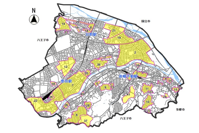 地図：地区計画図