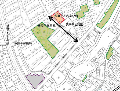 図：豊田経路8　路線名…市道E103号線