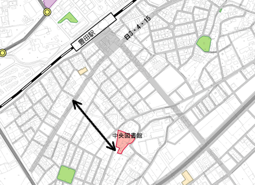 図：豊田経路23　路線名…なし
