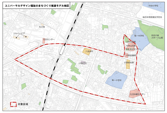 商店のバリアフリー対象区域図1