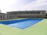 写真：大坂上中学校プール改修後