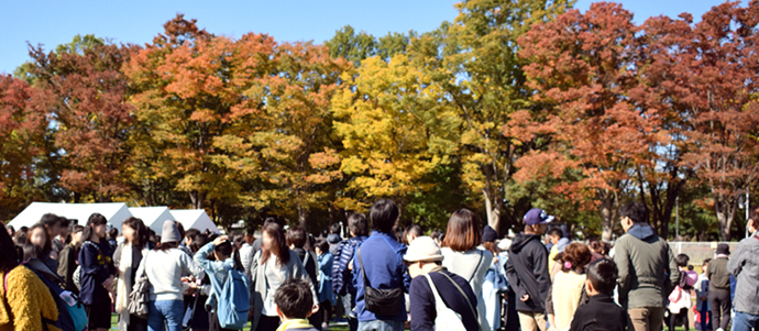 写真：晴れの産業まつり