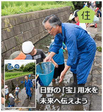 日野の「宝」用水を未来へ伝えよう　住むを支える人　天野　武雄さん