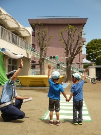 交通安全教室の写真