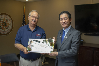 レッドランズ市長と日野市長