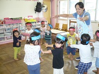 2歳児忍者の踊り