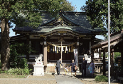 豊田若宮神社社殿正面写真
