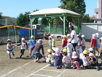 たかはた北保育園とのリレーの写真