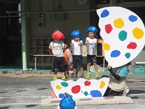 写真：運動会3歳児クラス競技