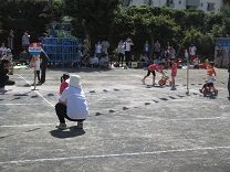 写真：運動会3歳児クラス競技