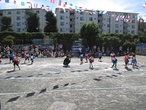 写真：運動会4歳児クラス競技