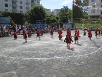 写真：運動会5歳児クラス競技