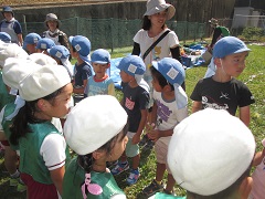 写真：5歳児わかば保育園との交流