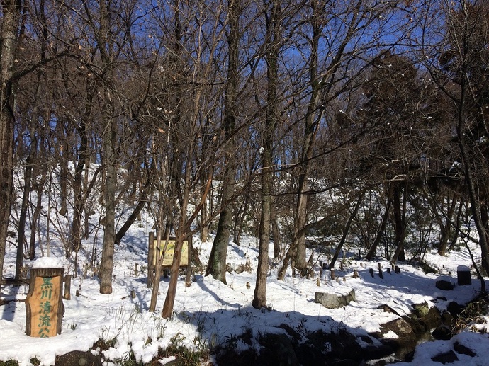 黒川清流公園の冬の写真