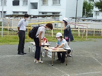 保護者参加の様子の写真