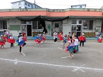 写真：4歳児荒馬