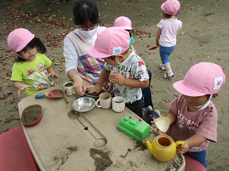 りす組の保育園での様子の写真