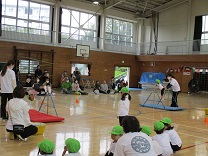 写真：3歳児こあら組の運動会