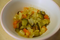 写真:野菜のカレーマリネ