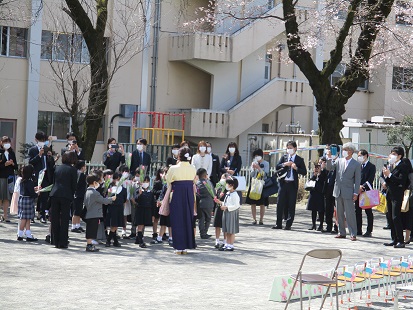 5歳児らいおん組卒園式の様子の写真