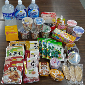 写真：食料品の一例