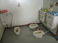 乳児トイレの写真です。