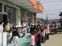 写真：みんなでお祝い