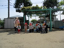 写真：りす組新入園児