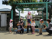 写真：うさぎ組新入園児