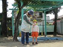 写真：きりん組新入園児