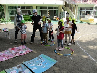 5歳児保育参観の様子の写真