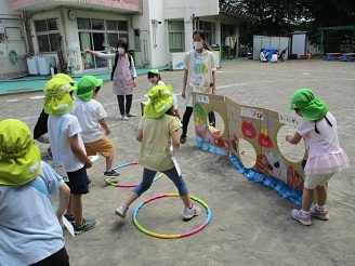 5歳児保育参観の様子の写真