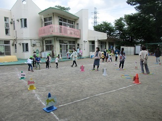 5歳児保育参観の様子の写真