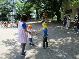 4歳児保育参観の様子の写真