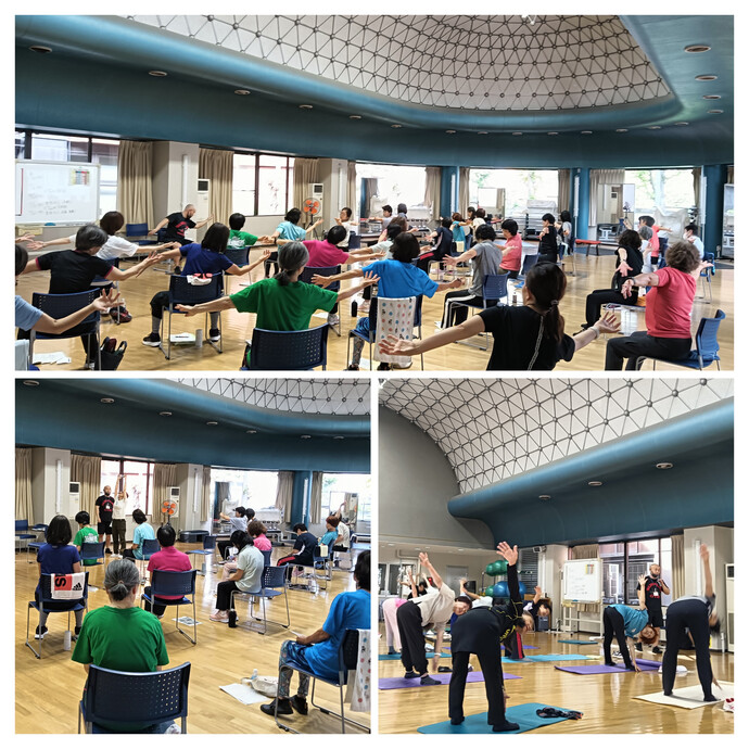 健康体操サポーター養成講座参加時の写真