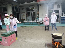 写真：芋煮会