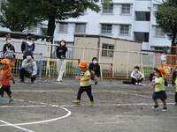 運動会競技の写真