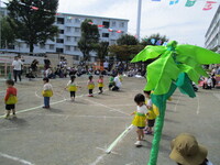 運動会競技の写真