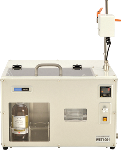 写真：株式会社レスカ 疎水性粉体ぬれ性試験機
