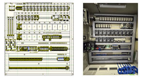 株式会社myB　設計図と完成品の写真